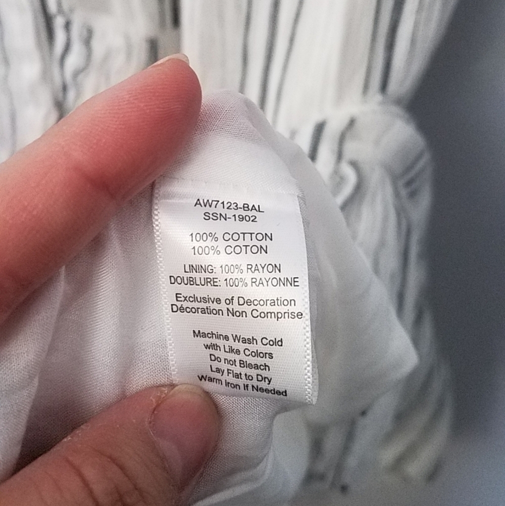 ATM Gauze Ruffle Slip Dress - Picture 6 of 6